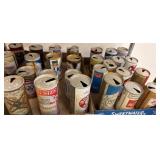 Beer Can Banks With Various Labels