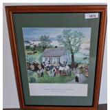 Framed Print by Grandma Moses, 21x27 w7