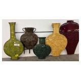 Metal Wall Art Set with Scrollwork Design