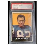 1957 Topps Ray Berry Football Card, PSA Graded