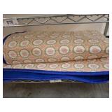 Two Fabric Quilts with Decorative Embroidery