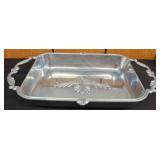 Lenox Rectangular Aluminum Tray with Decorative Ha