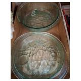 Embossed Clear Glass Bowls