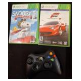 Xbox 360 Controller and Games Bundle