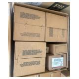 Boxes of Juno Lighting Fixtures