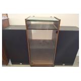 JBL D315 Speaker Pair with Display Cabinet