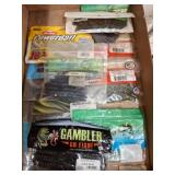 Soft Plastic Fishing Baits in Packaging