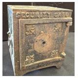 Small Cast Iron Security Bank Safe