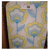 Retro-Style Mini Fridge With Floral Design