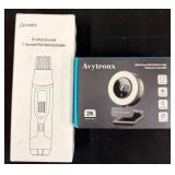 Pet Nail Grinder and Webcam Bundle