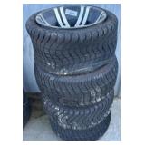 Used Tires with Alloy Wheel Rims