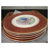 Salem Century Plates with 23K Gold Trim