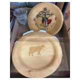 Decorative Plates and Glassware Assortment