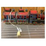 Colorful Ceramic Train-Themed Electric Decor
