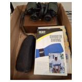Bushnell Binoculars, Golf Swing Trainer & Cleaning