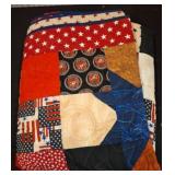Patchwork Quilt With Patriotic Theme
