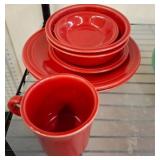 Red Fiesta Dinnerware by Homer Laughlin