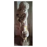 Concrete Garden Statue, 27 Inches