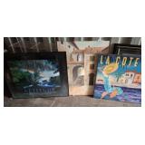 Framed Wall Art, Set of Six Pieces