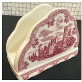 Johnson Bros Ceramic Mail or Napkin Holder