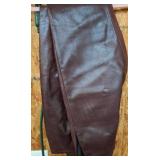 Whet Blu Leather Pants, Size 4