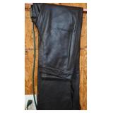 Cache Black Faux Leather Pants