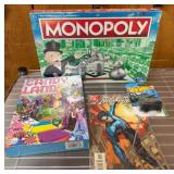 Board Games, Comic Book, and Hot Wheels Car