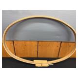 Wooden Oval Quilting or Embroidery Hoop