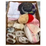 Doll Accessories Including Hats and Shoes