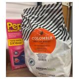 Colombia Ground Coffee and Pepto-Bismol Package