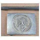 German WWII-Style Metal Belt Buckle