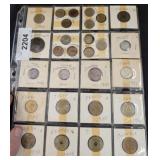 20 Mounted World Coins