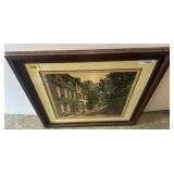 Signed and Numbered Framed Print, 28x29