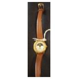 Armitron Quartz Watch with Brown Leather Band
