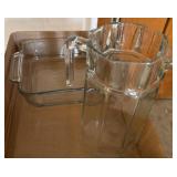 Glass Pitcher and Baking Dish Set