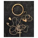Gold-Plated and Gold-Filled Jewelry Assortment
