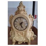 Ornate Ceramic Electric Table Clock