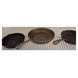 Cast Iron Skillets with MSG Marking