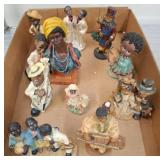 Diverse Ceramic Figurines