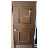 Wooden Interior Door With Brass Hardware