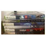 Xbox 360 Video Game Lot, Five Titles