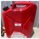 Red Metal 5-Gallon Midwest Gas Can