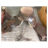 Tooled Leather Western Saddle