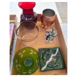 Glass and Metal Decorative Items