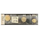 1976 Bicentennial U.S. Coin Set in Plastic Sleeve