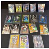 Football Trading Cards in Plastic Sleeves