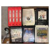 8-Track Tape Lot with Varied Genres