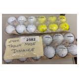 TaylorMade Distance Golf Balls in Two Trays