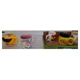 Ceramic Mugs with Varied Designs