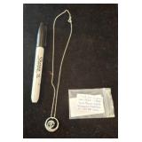 925 Silver Necklace with Infinity Pendant